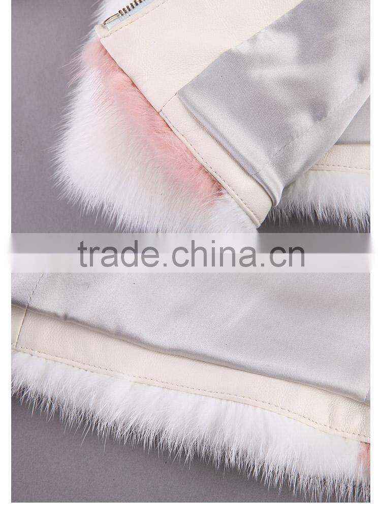 wholesale Factory manufacture classic mink fur jackets for womem