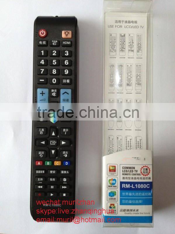 High Qaulity Black 51 Keys RM-L1080C LCD COMMON TV Remote Control for SAMSUNG Universal Led remote with back light