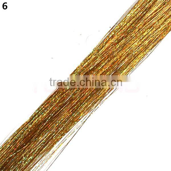 Sparkling Bling Hair Tinsel with Various Colors For Holidays, Birthdays, Night Clubs, Weddings