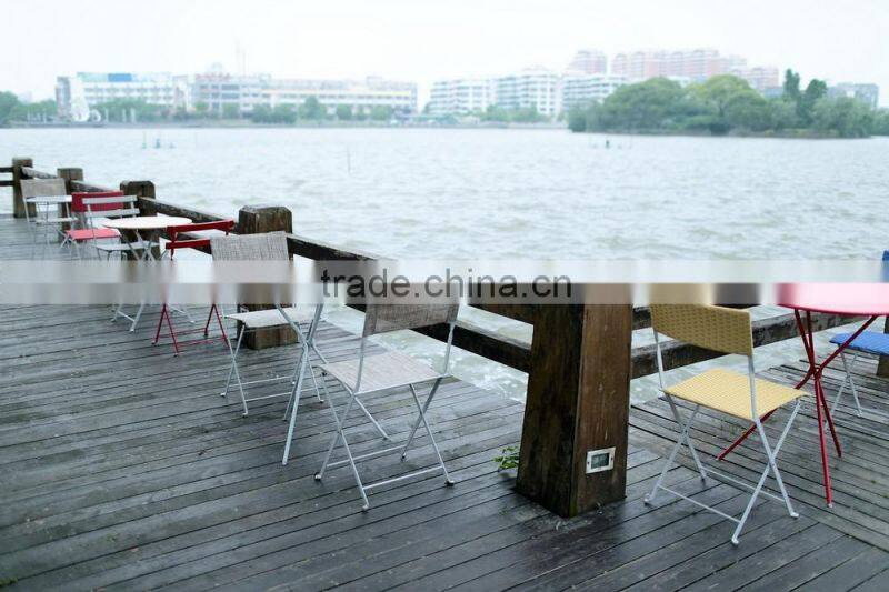 cheap steel camping round folding table