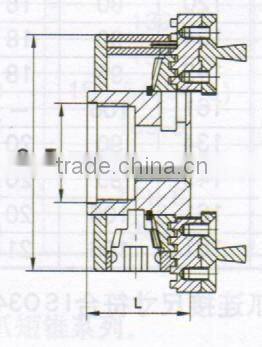 4-jaw self-centering chuck