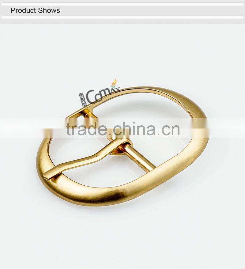 Zinc alloy pin buckle arc gold metal hat buckle hook