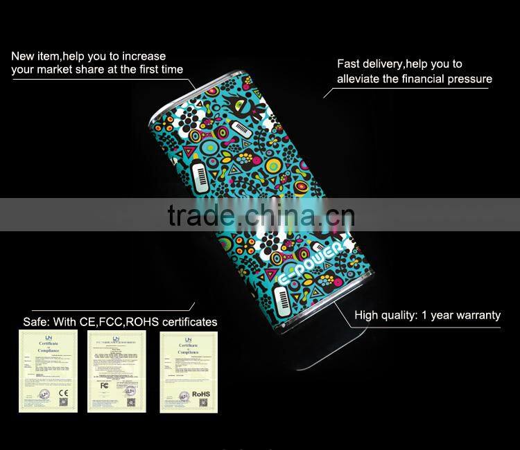 Newest patent product Europe hot sale!! power bank for huawei 5200mah