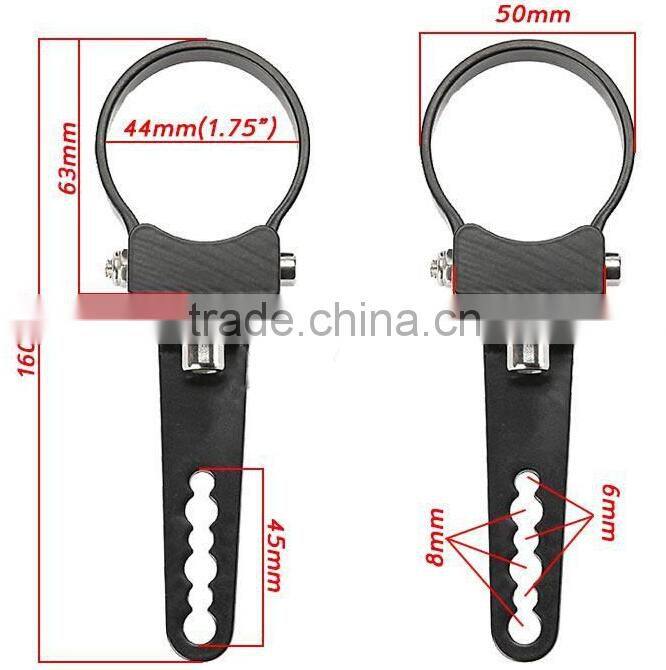 Round Roll Cage 1.75inch 44mm Mount Bracket Clamps Fit Bullbar Rigid Light Bar