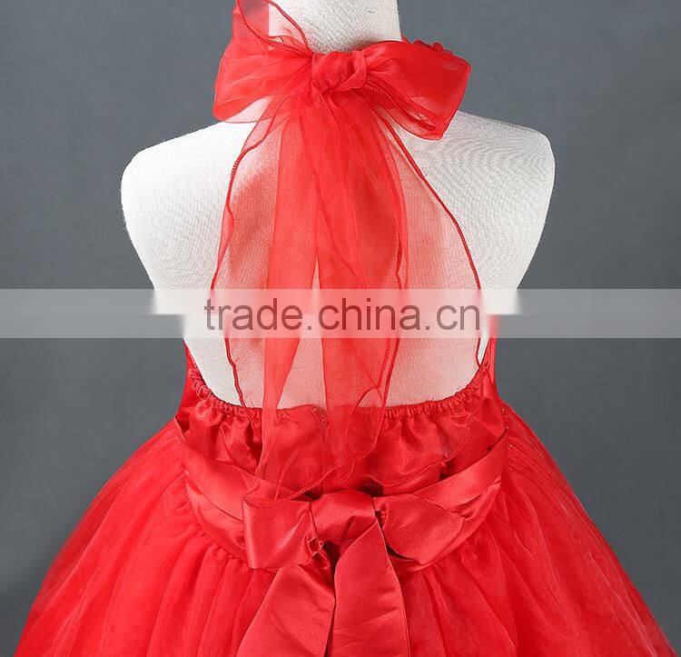 high quality girl's trailing wedding dress kids wedding dress summer flower girl dress skirt gauze white trailing skirt girls