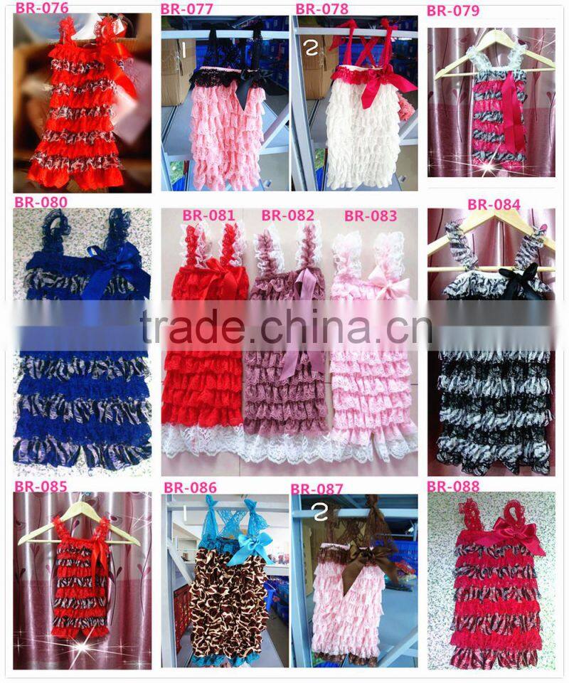 New Arrival Fashion Baby Girls Body Suit Organic Baby Clothes Lace Ruffled One-piece Romper Super Soft Cotton Jumpsuit For Girl