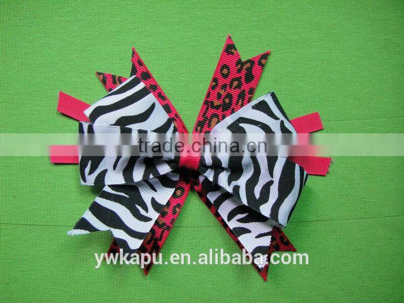 Popular new style lovely ribbon bow for girl