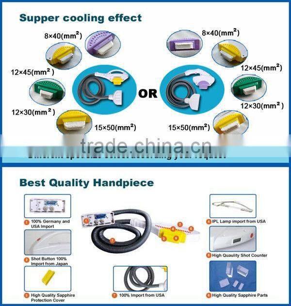 Very effective! professional portable ipl beauty machine for permanent hair removal