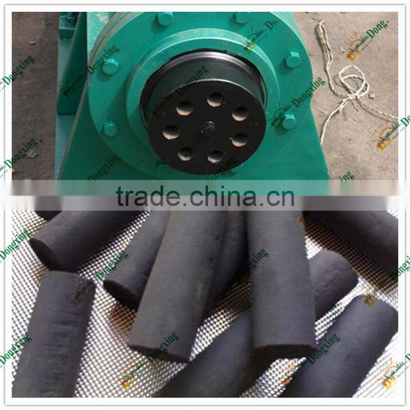 Screw press stick shape bbq Charcoal powder briquette machine seller