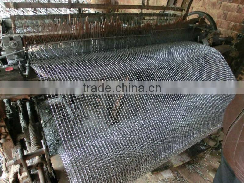 customer hole size stainless steel crimped wire mesh