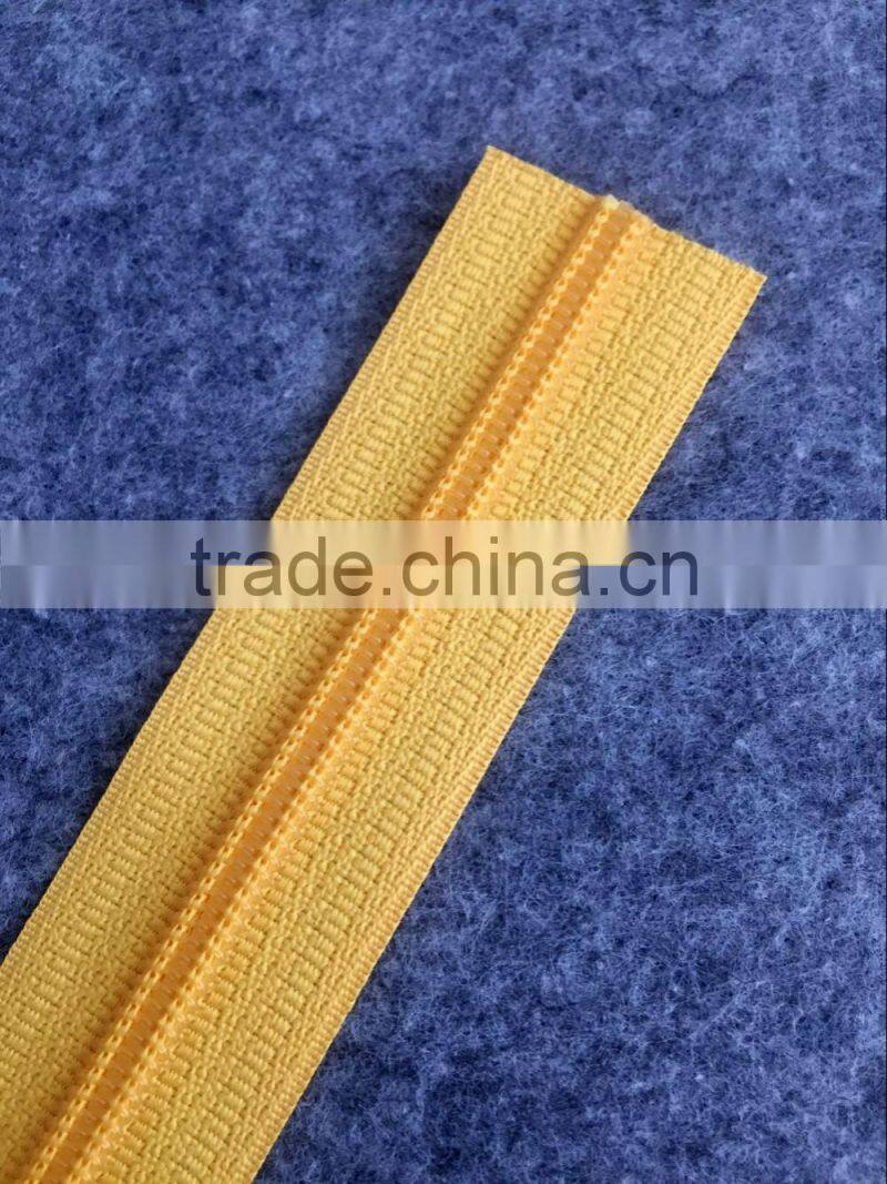 Customized length 5# water proof nylon zipper dull finishing --- imported coating film