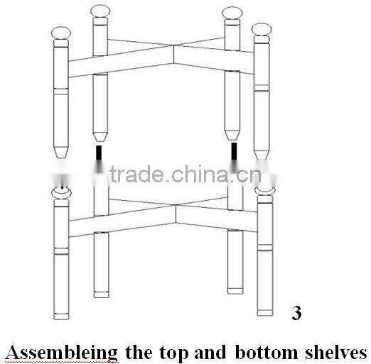 Removable Wooden Folding Tray Table