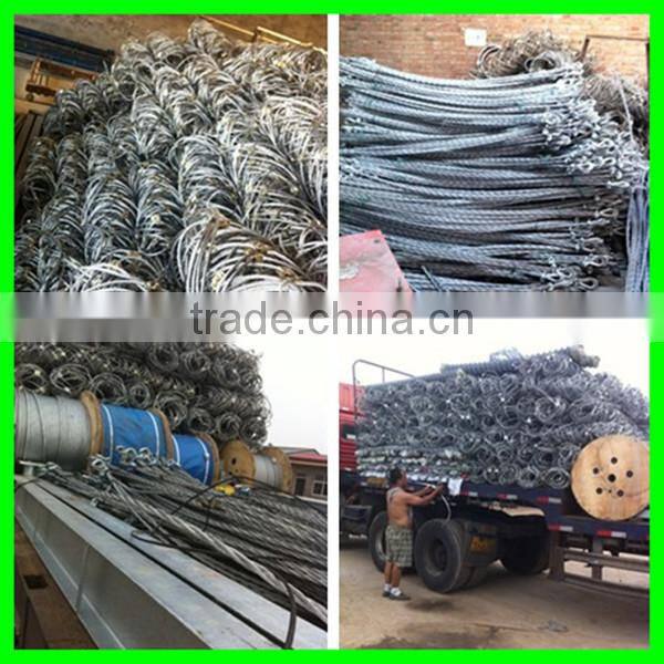 High strength SNS slope protection netting