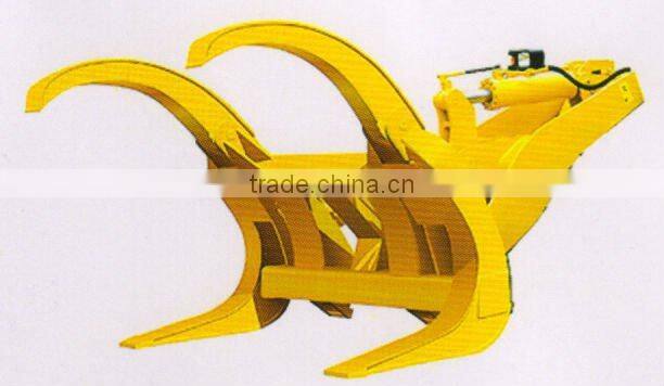 wheel loader attachment grapple fork