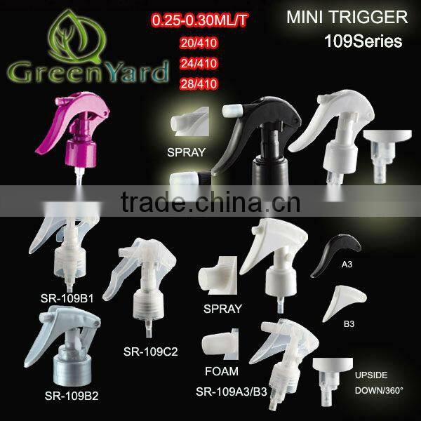 Plastic PP Mini Trigger Sprayer SR-109C2 24/410