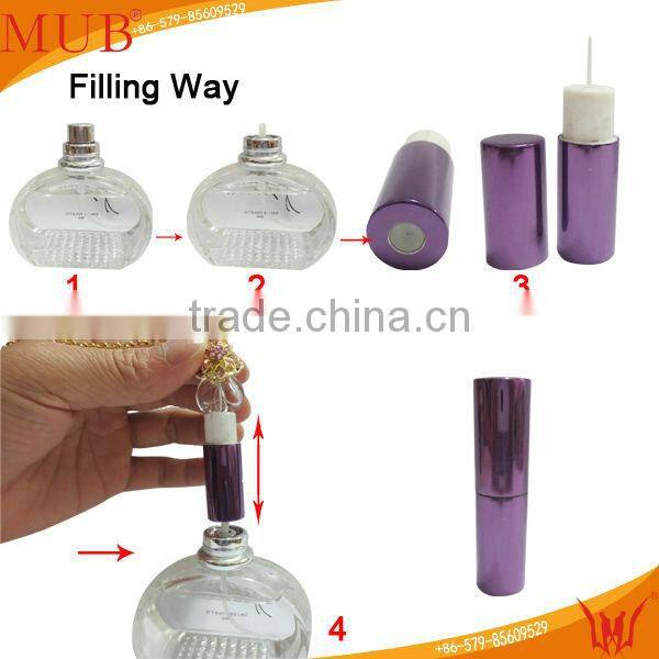 Fancy 5ml Mini Glass Fashion Jewelry Perfume Pendant Necklaces