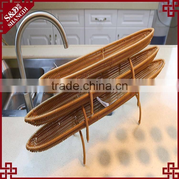 S&D plastic kitchen storage rack egg storage baskets