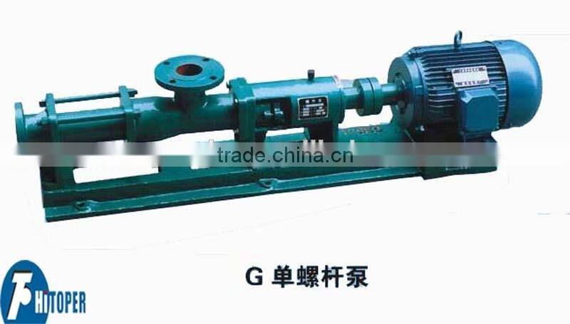 progressive cavity mono single screw pump used for sewage sludge, paper pulp, food,etc.