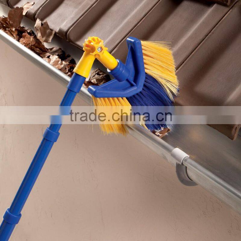 2016 New Design 180 Degree Adjustable Wheel Six-pole Triangle Broom