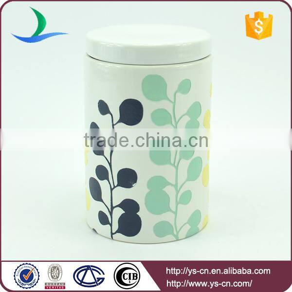 2015 ceramic embossed Storage Jars