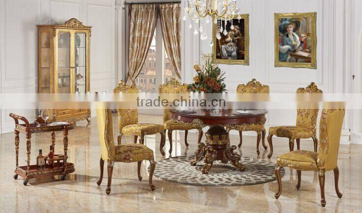 Antique Classic Royal Solid Wood Carved Sofa, Luxury Button Tufted Golden Sofa Set, Palace Design Living room Furniture Set