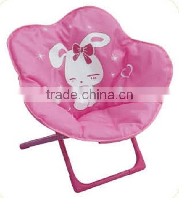 foldable portable cartoon kid moon chair
