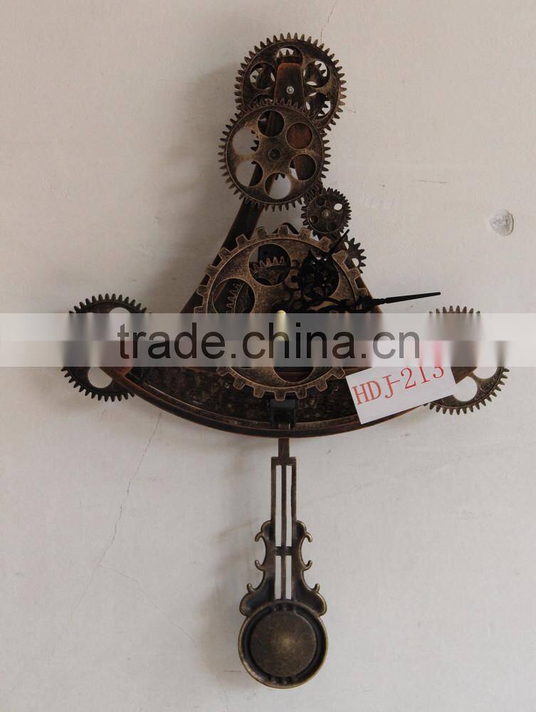 Retro reclaimed wood craft wall clocks/distressed wood wall clock