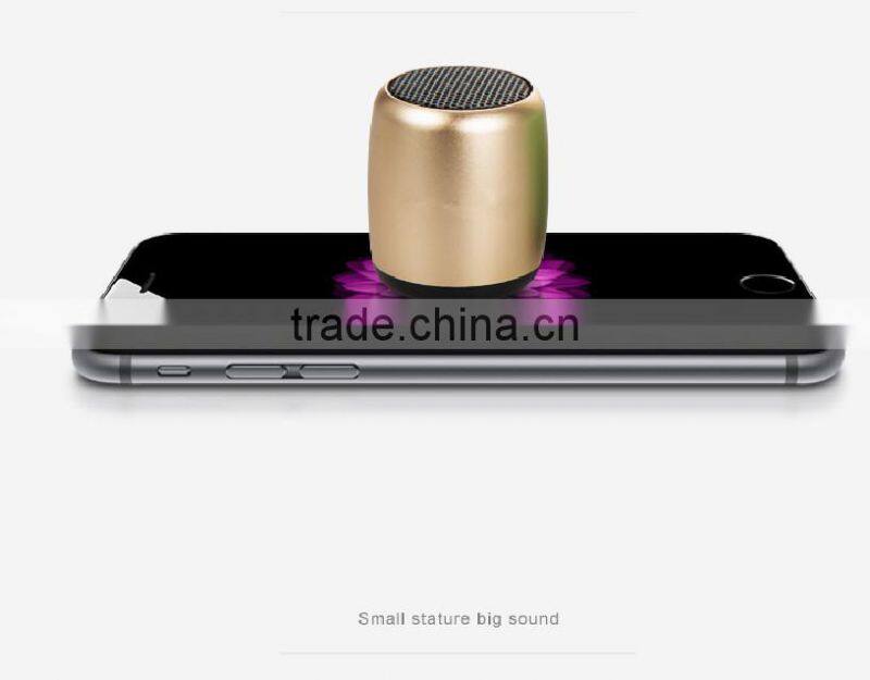 Unique design new style mini portable bluetooth speaker with self-timer, remote shutter for mobile phones