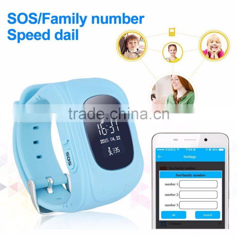 Q50/Q90 Smart Tourch GPS Watch For Kids with Russian and English Language