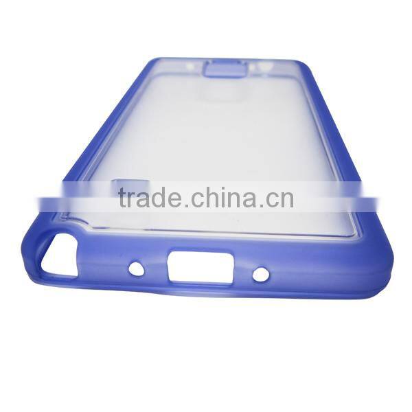 Multicolor frame transparent cover, TPU protective phone case for Samsung Note4