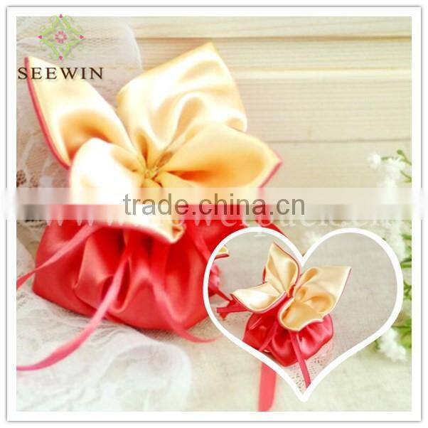 hotsale beautiful satin evening bag