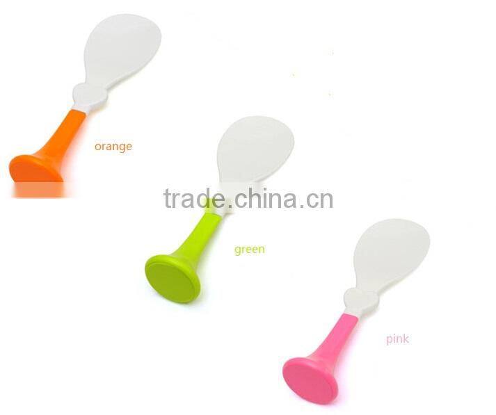 Small Order Fashion Withdrawable Stand Plastic Meal Spoon