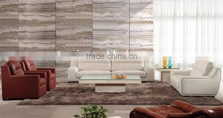 Small Lazy Boy Leather Sectional Recliner Sofa