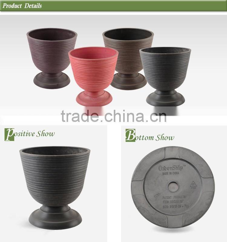 Artificial Plastic 38cm Garden Urns Flower Pot