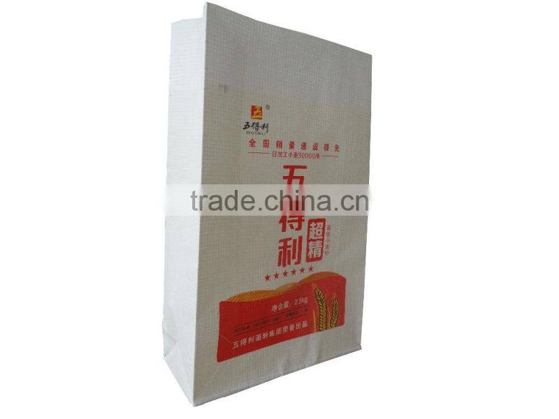 Custom design paper bag with different handle types of kraft thread paper