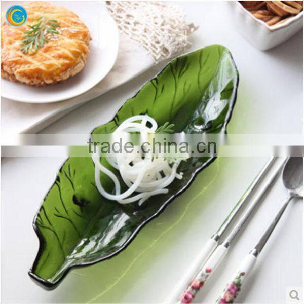small fancy elegant round cut glass plate for tea set wholesale