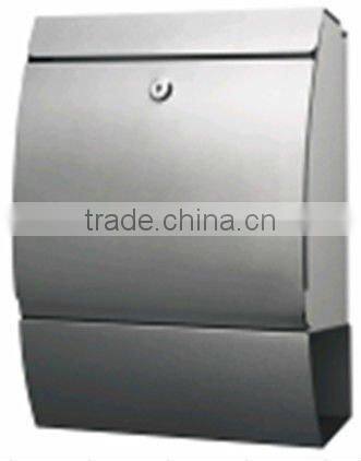 unique post box with metal material