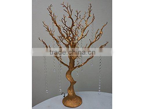 WEFOUND Cheap wedding table tree centerpieces with led light
