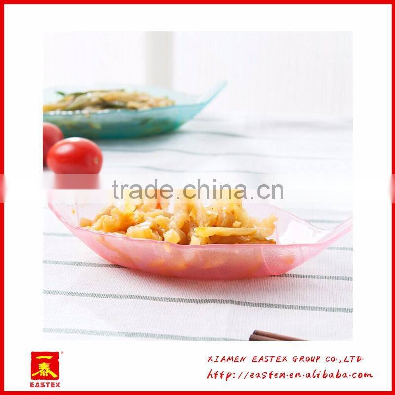 Multifunctional leaf shape design dish