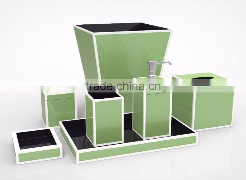 Luxury lacquer bathroom set for restaurant, hotel, wedding, home custom