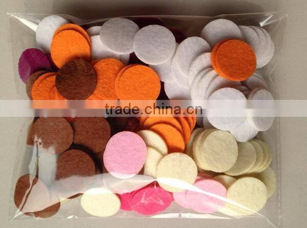 eco friendly new products promotional gift wholesale ornaments felt fabric self adhesive wall sticker on alibaba express