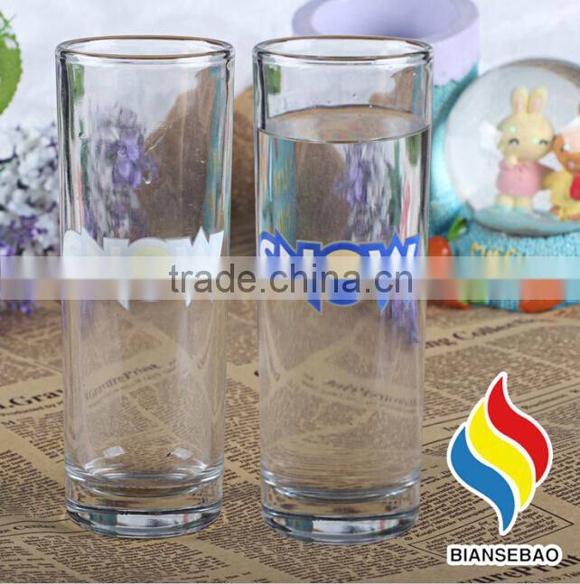 350ml clear glass cups for pepsi with color changing