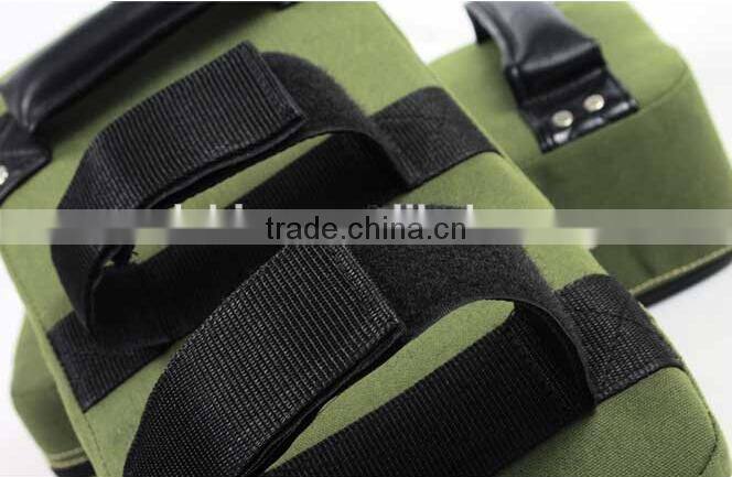 Wholesale qualified cheapest PU leather canvas surface training targe, kicking targets, kick boxing target