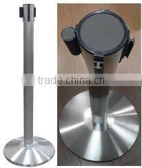 Stainless steel outdoor retractable crowd control rectractable barrier