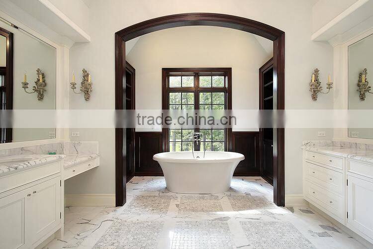 Import durable natural stone low price white marble tile