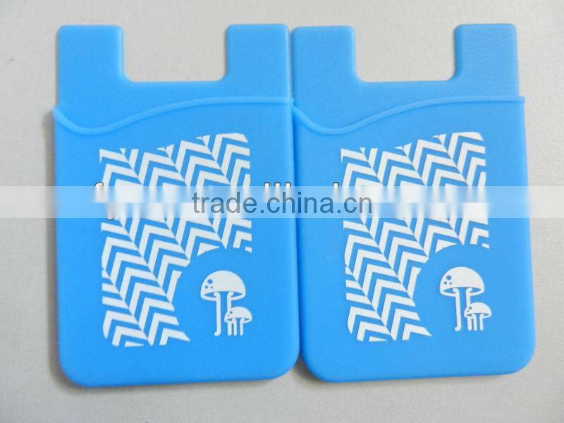 new products 3m sticker smart wallet mobile silicone ID card holder