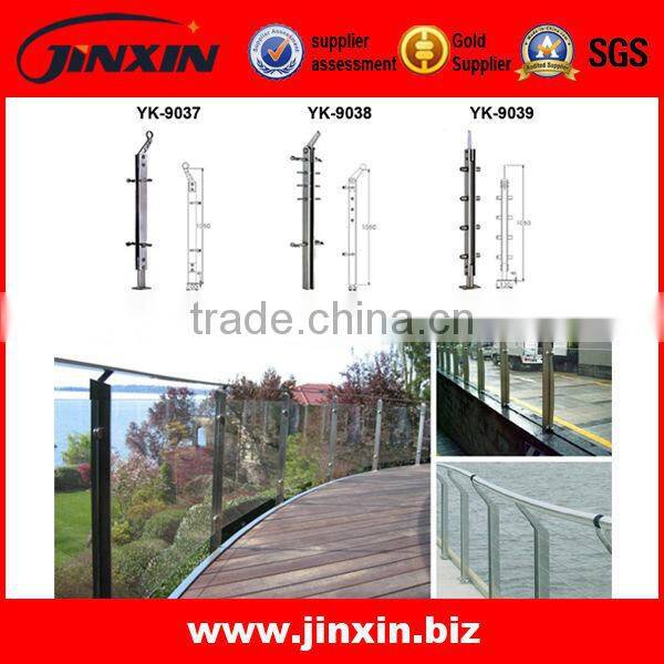 JINXIN fiberglass balustrade/outdoor step railings made in China