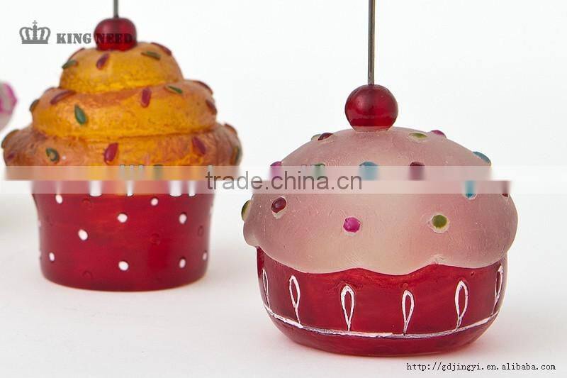 2016 China LED acrylic & plastic card holder sweety cake Office supplies cheap wholesale