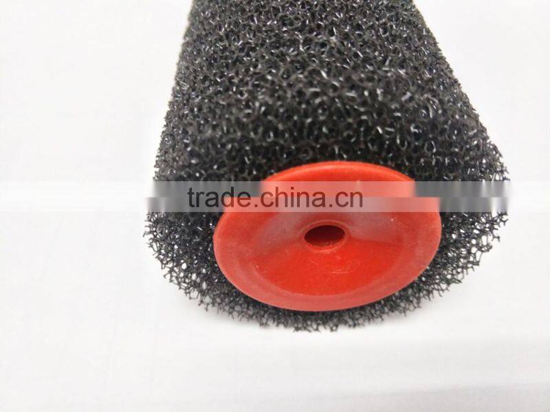 4' black polyester European style paint roller cover