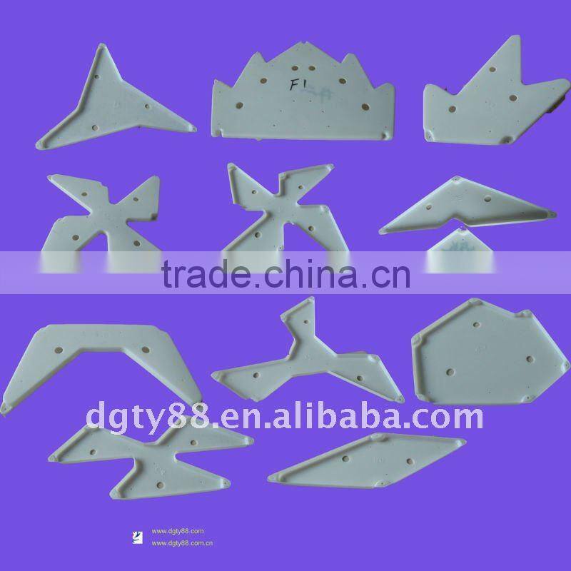 PC vac-formed thick plastic products with special shapes